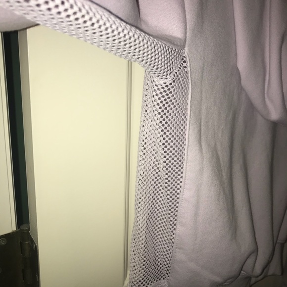 Garage Light Purple Cropped Hoodie - Picture 3 of 4